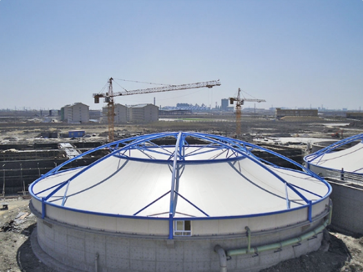 潮州市污水池加盖膜结构体育看台 - 排名